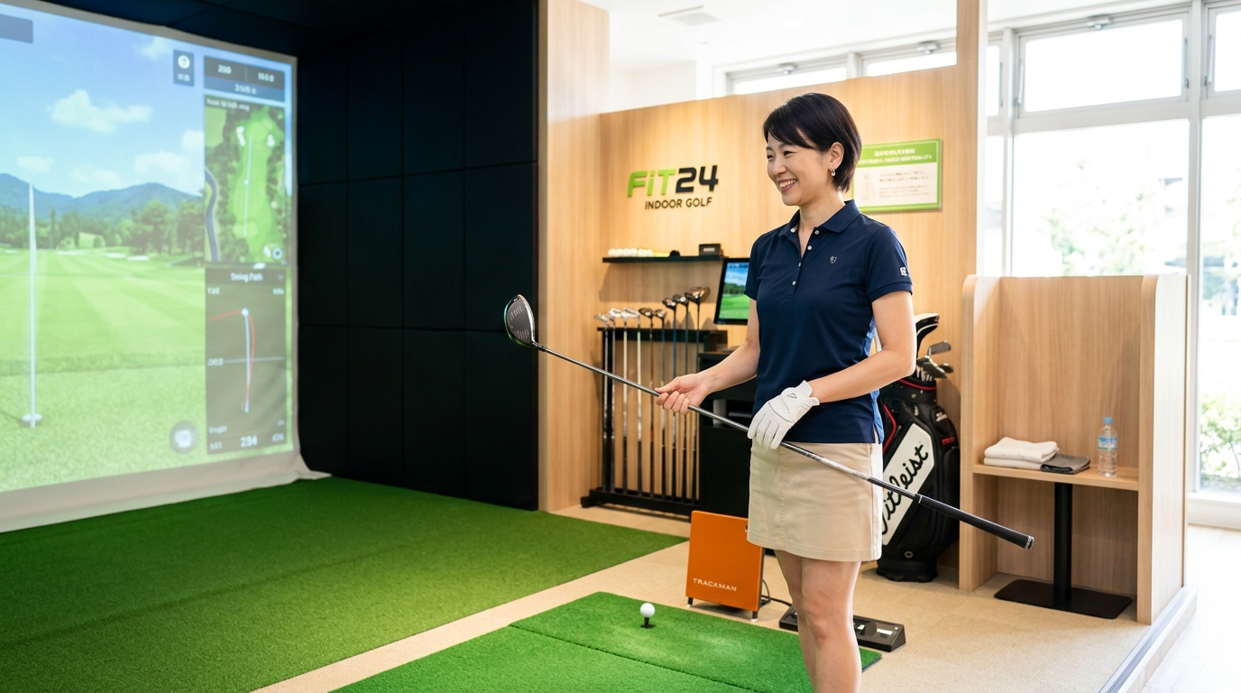 FiT24インドアゴルフのレッスン内容は？料金や評判も解説